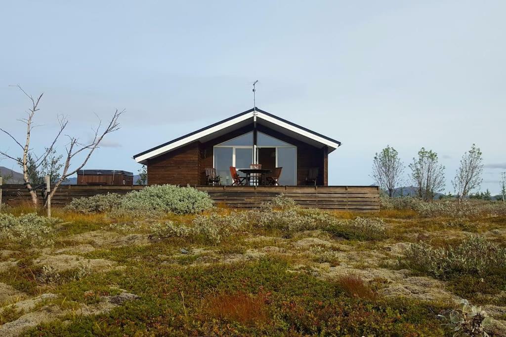 Hilltop Cabin Hekla - Golden Circle - Geysir - Mountain View Reykholt  Bagian luar foto